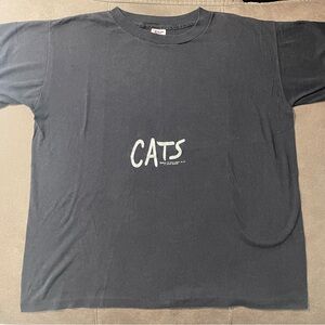 Vintage 1981 Cats The Musical T-Shirt Broadway Single Stitch Sz XL